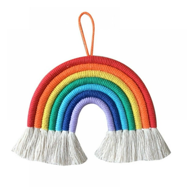 Rainbow Hanging Ornament Baby Kids Room Wall Decor Nursery Hanging Home Decor
